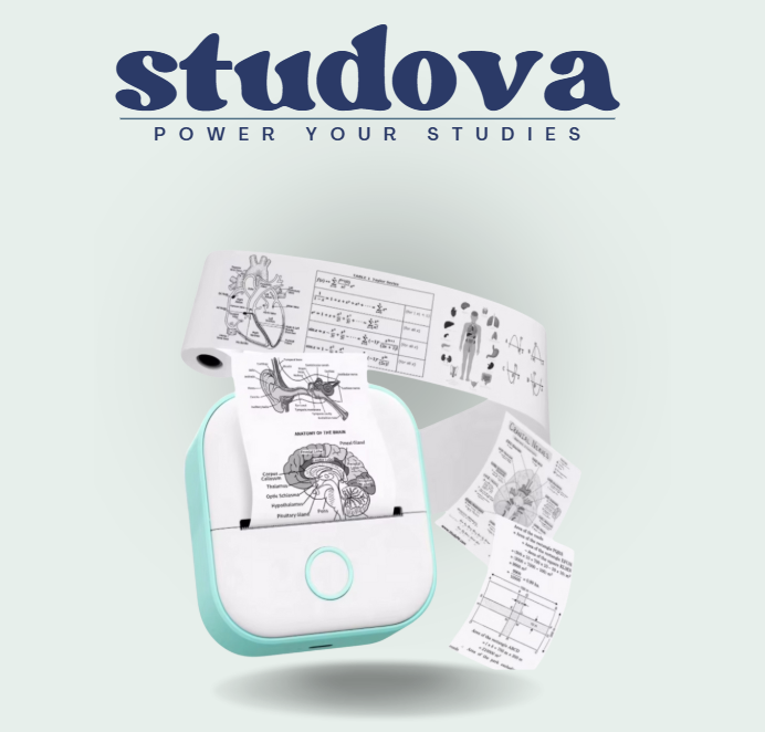Studova Mini Thermal Printer - Inkless Self-Adhesive Printer