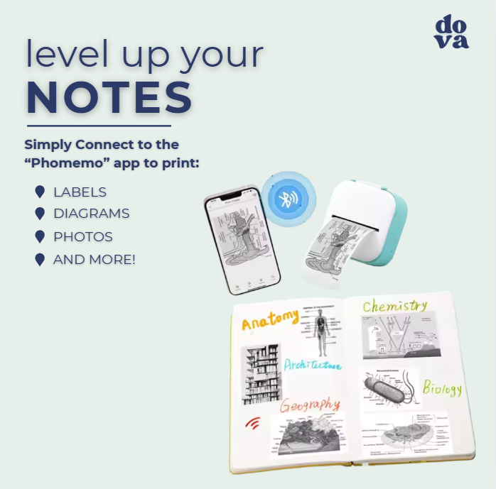 Studova Mini Thermal Printer - Inkless Self-Adhesive Printer